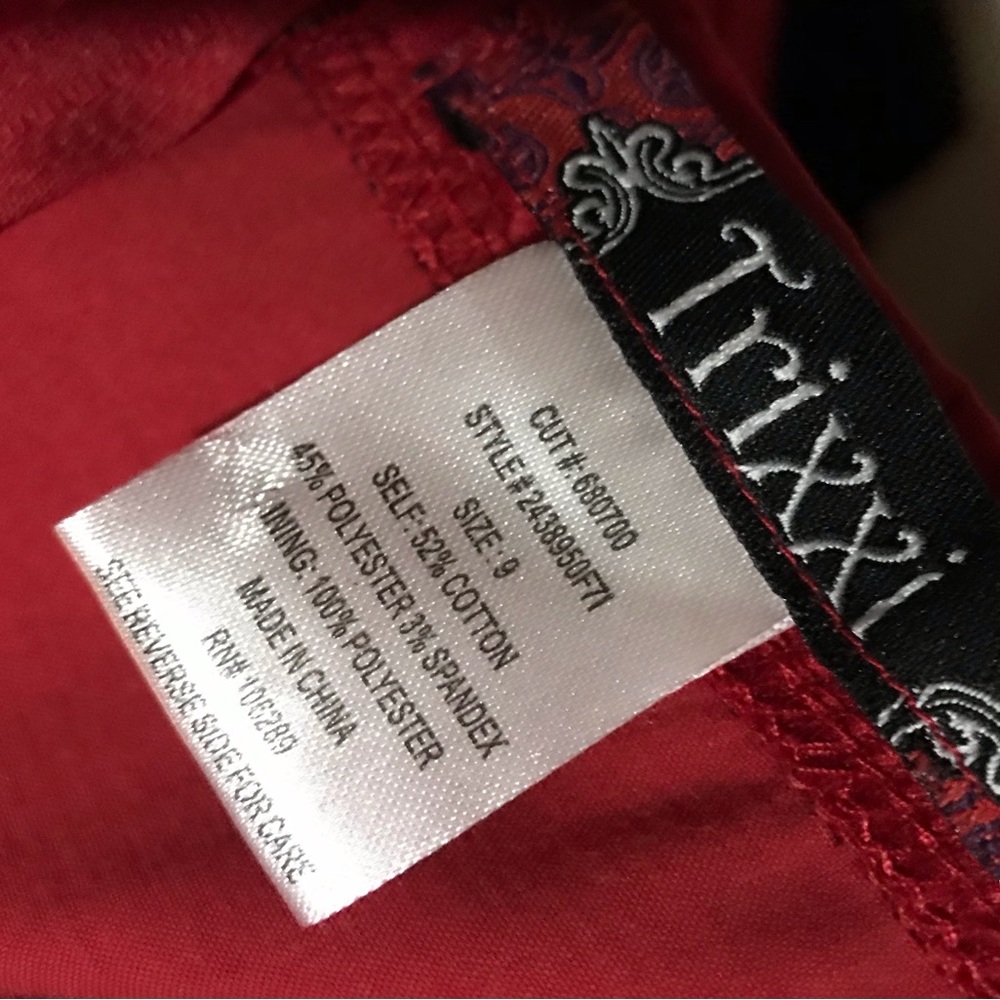 VINTAGE TRIXXI STRAPLESS MINI DRESS - Picture 5 of 5